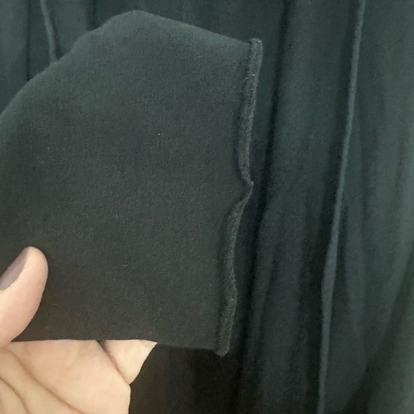 Pure Jill Stretch Open Front Black Cardigan - Picture 5 of 8